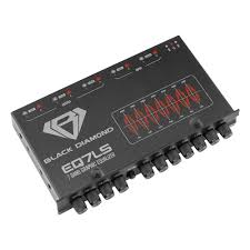 Black Diamond 7 Band Graphic Equalizer with Subwoofer Section