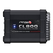 Stetsom Bravo CL800.4 Multichannel Car Audio Digital Amplifier - 2 Ohms Stable - 800 Watts RMS 4 Independent Channels