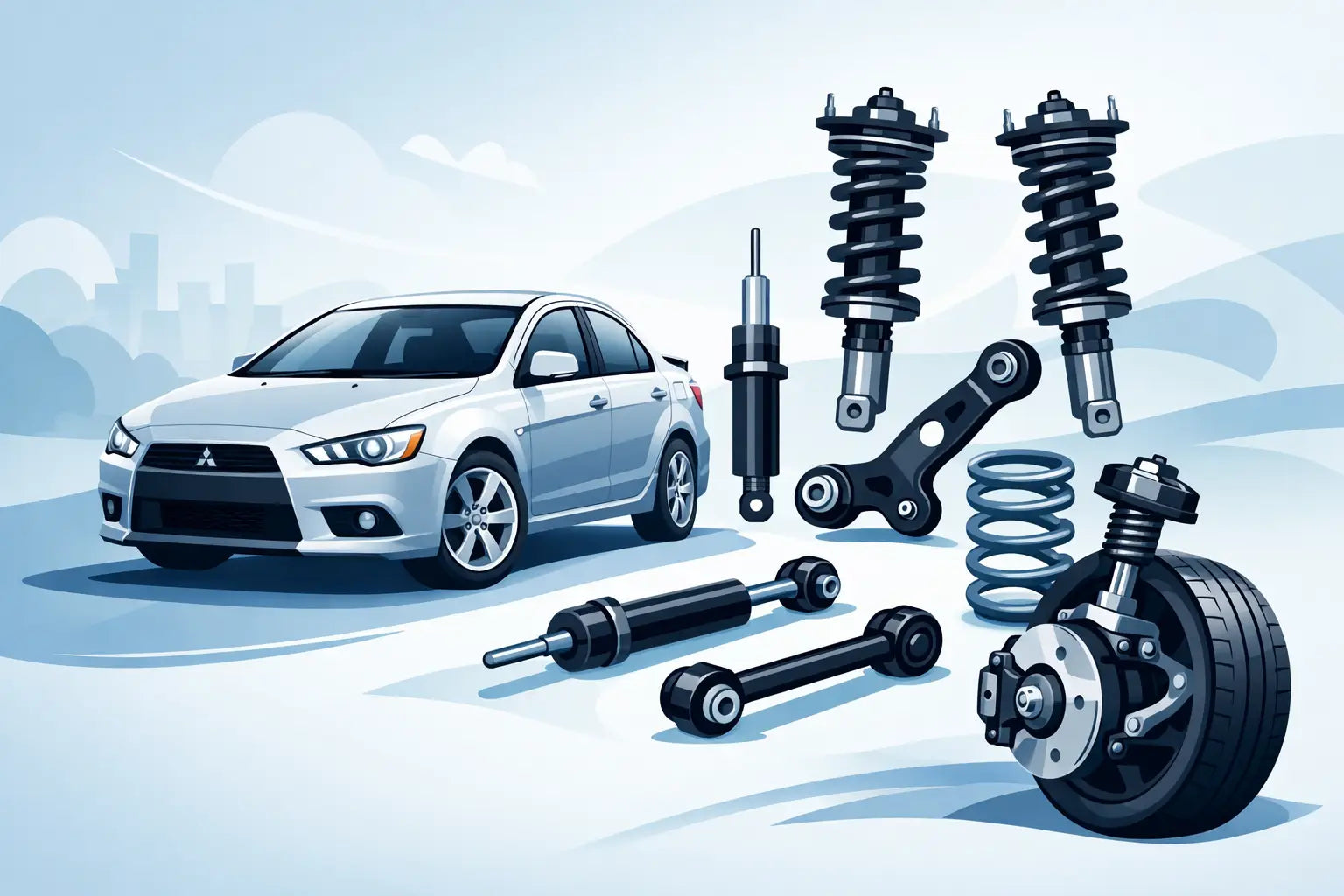 Mitsubishi Lancer Suspension Parts Guide