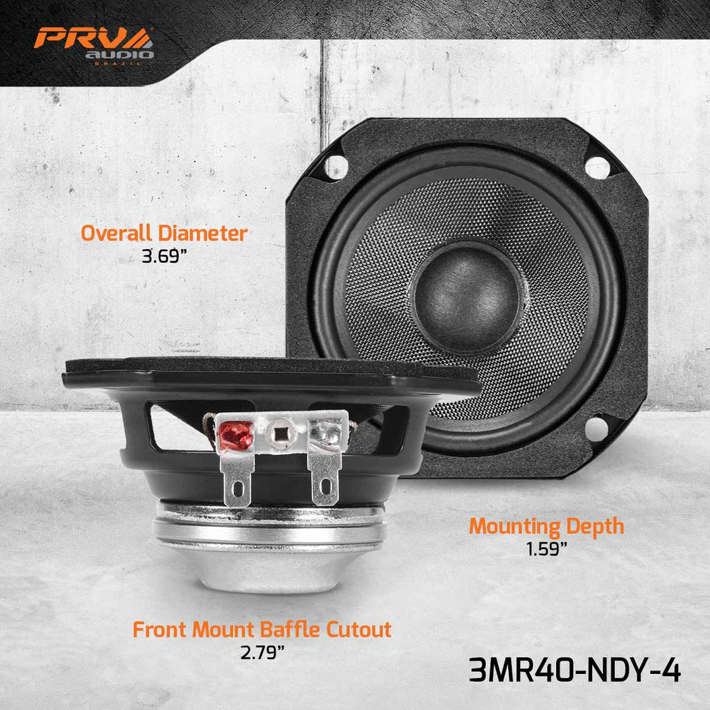 PRV 3" NEODYMIUM MidRange Speakers