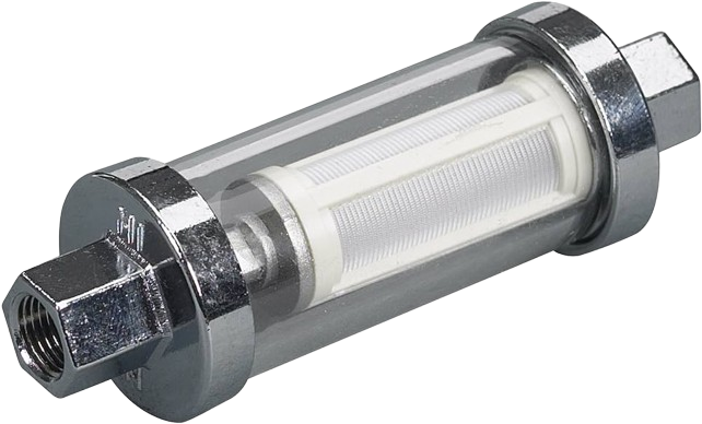 Universal Inline Glass View Fuel Filter