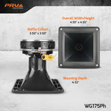 PRV 1" EXIT HIGH FREQUENCY DRIVER + HORN - COMBO