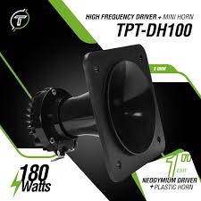 Timpano 1″ Exit Neodymium Driver + Plastic Horn Car Audio